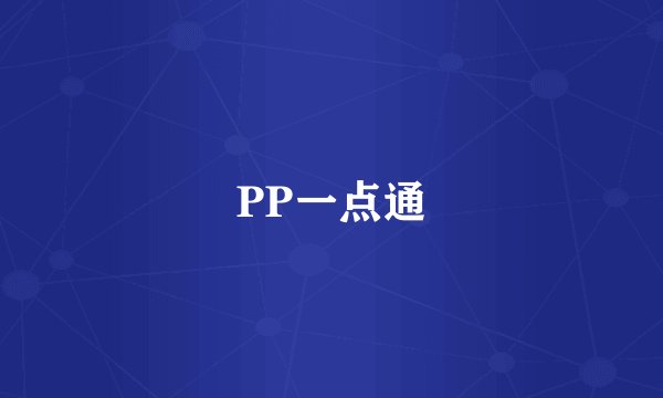 PP一点通