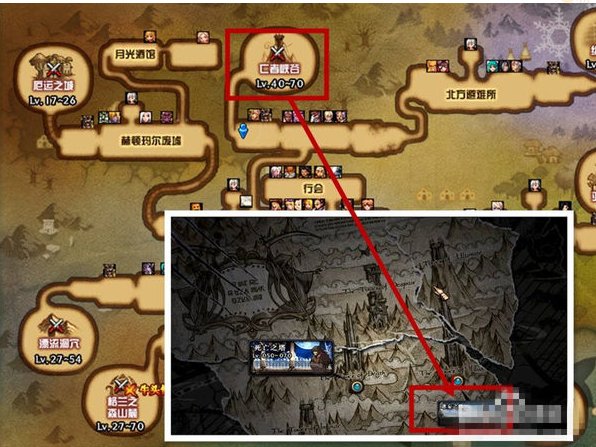 dnf大转移以后迷妄之塔在哪里？