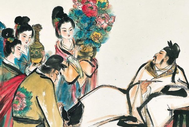 春风露华浓诗句拂槛全诗