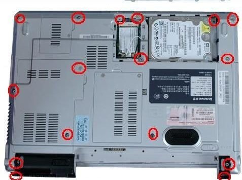 请问有谁知道联想天逸f41笔记本键盘的拆卸，安装方法