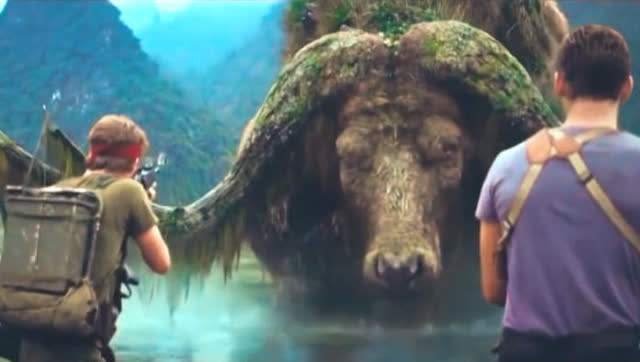 巨牛和巨蜘蛛在岛上有士兵什么电影？