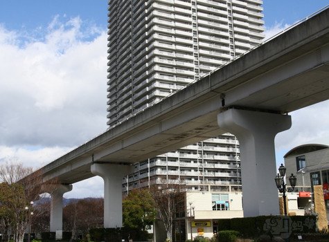 神户人工岛的岛内建筑