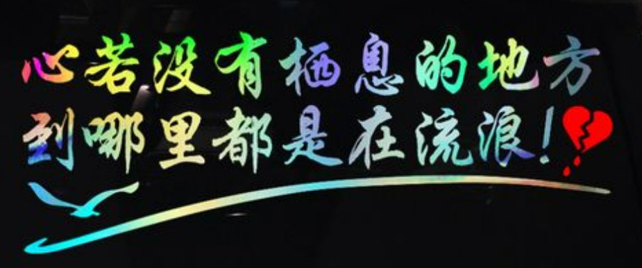 “心若没有栖息的地方，到哪里都是在流浪。”——什么意思。一个女孩给我说过？
