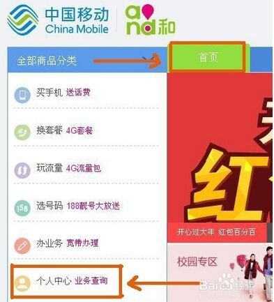 中国移动的WLAN怎样查询上网时间