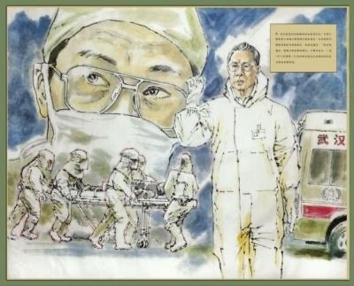 甘肃一美术老师在卷纸上画抗疫连环画，画面有多感人？