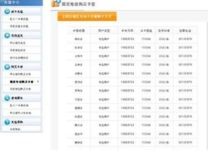 声讯电话的业务说明