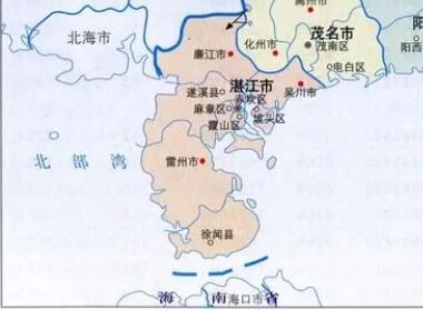 广东雷州半岛在什么地理位置？