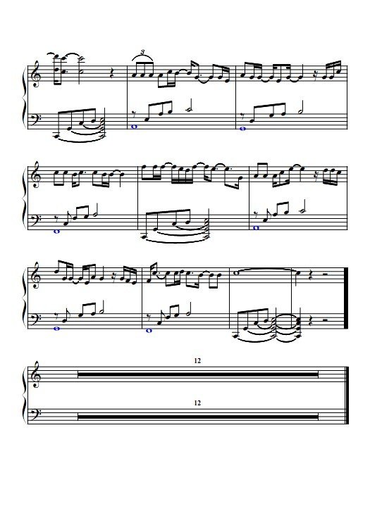 exom张艺兴《眼泪机场》歌谱歌词