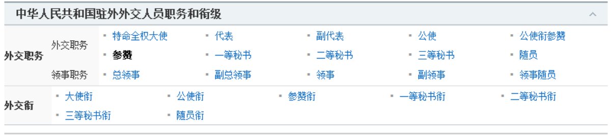 参赞是什么，级别如何。要做参赞有什么途径