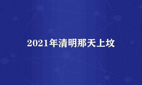 2021年清明那天上坟