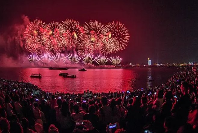 2023年橘子洲头放烟花的时间表