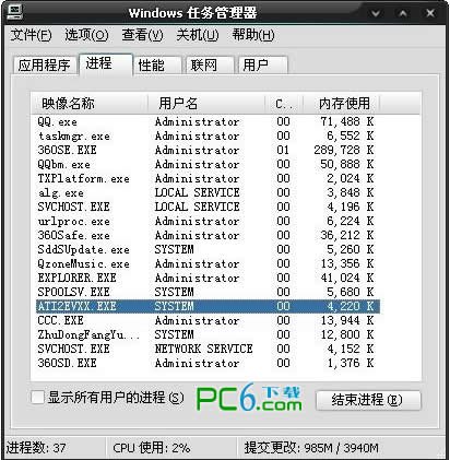 ati2evxx.exe的进程信息