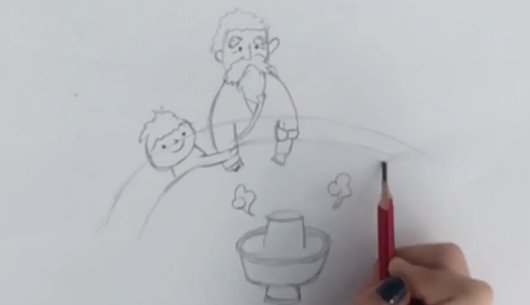 怎样绘画年夜饭