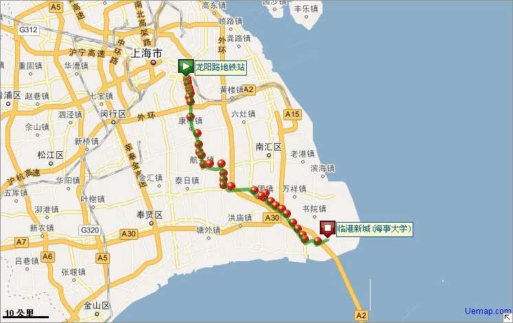 龙临专线的路线介绍