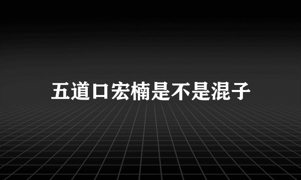 五道口宏楠是不是混子