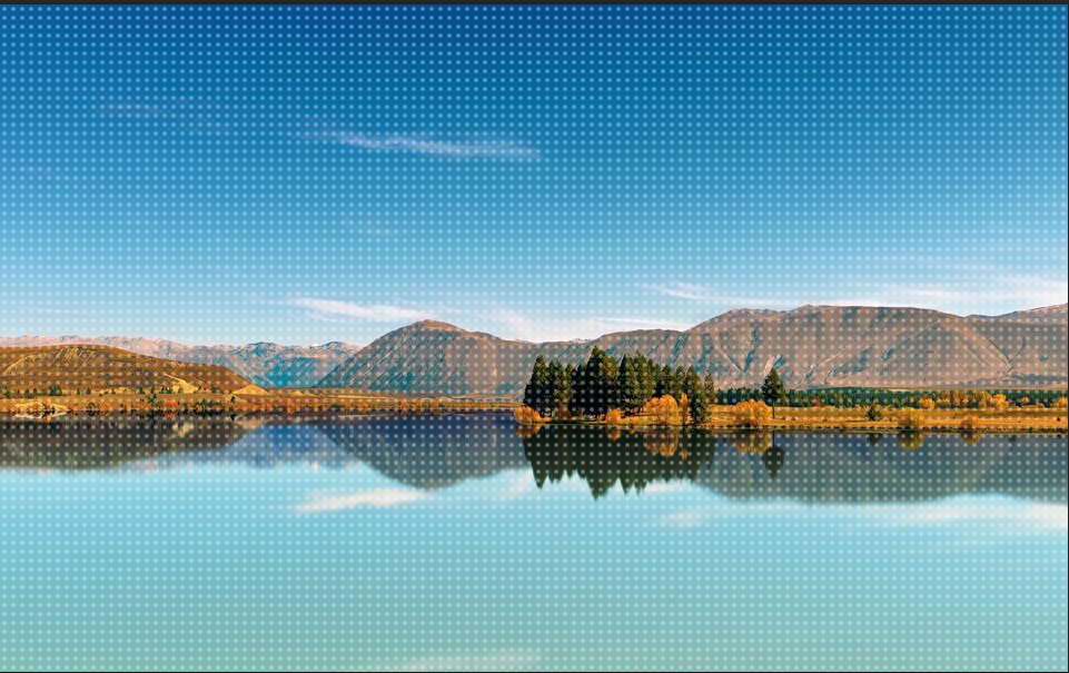 PS求助，请问个图片上的小点点是怎加上去的