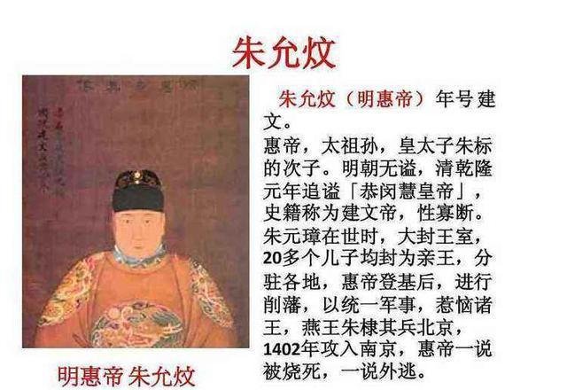 历史建文帝朱允炆最后到底去哪里了？