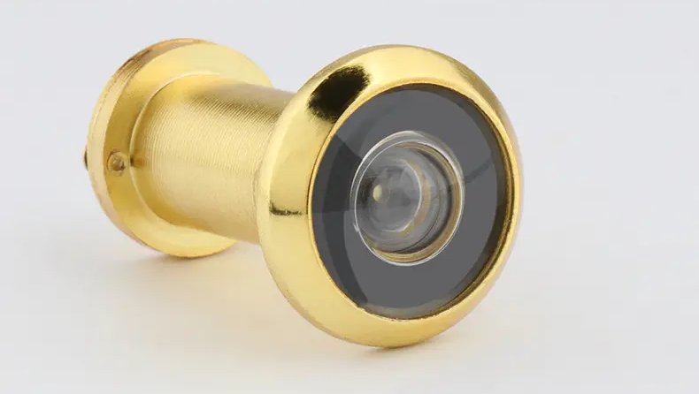 房门上的猫眼从外面看里面是