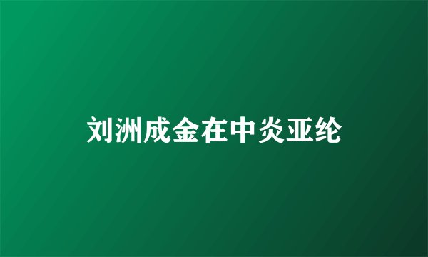刘洲成金在中炎亚纶