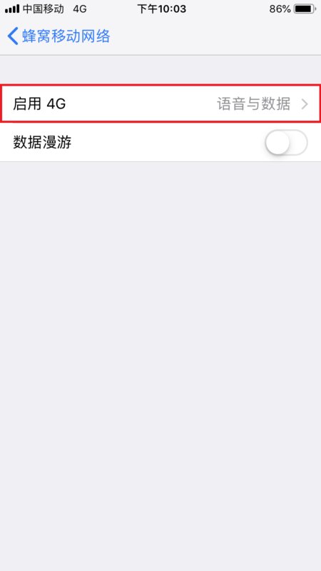 苹果5怎么开4g网