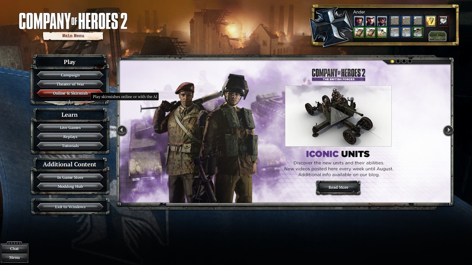 英雄连2怎么玩像英雄连勇气传说那样的独立战役？