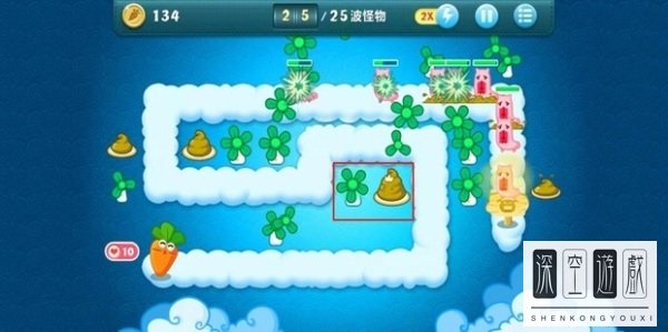 保卫萝卜天际6金萝卜攻略图