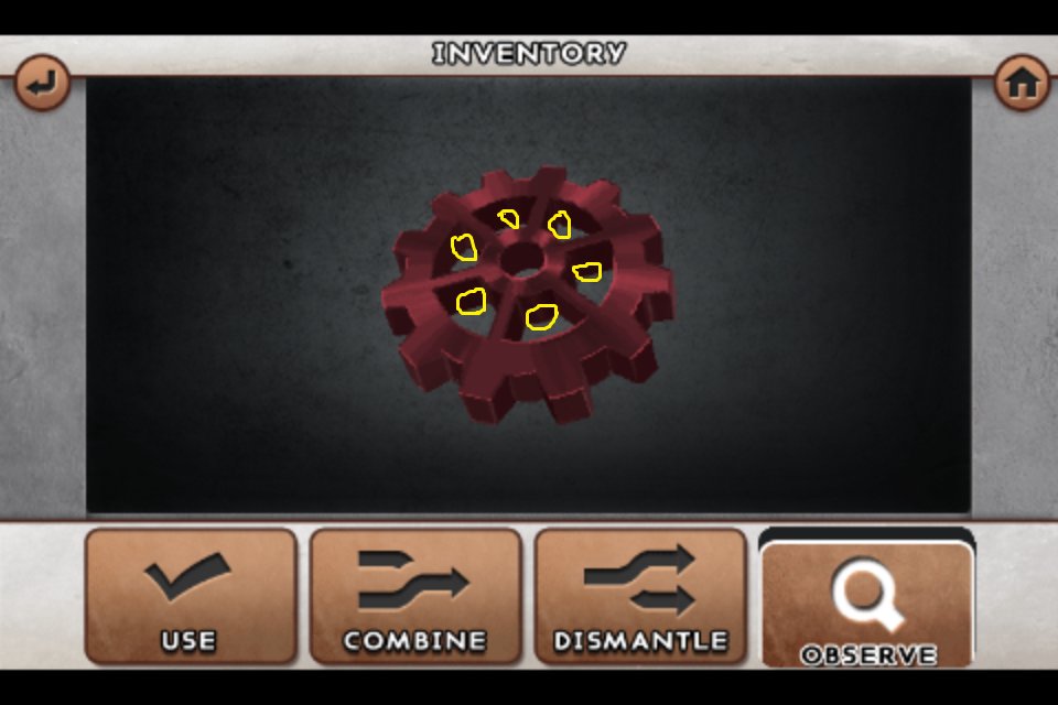 逃脱本色 4-3 为何 纸条上的18 代表红色齿轮？求有说服力的答案。