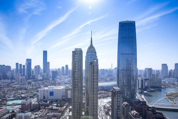 描写高楼大厦的优美句子