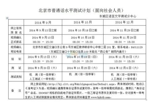 普通话考试什么时候考？