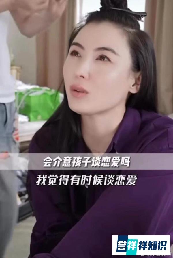 张柏芝回应16岁大儿子情感绯闻