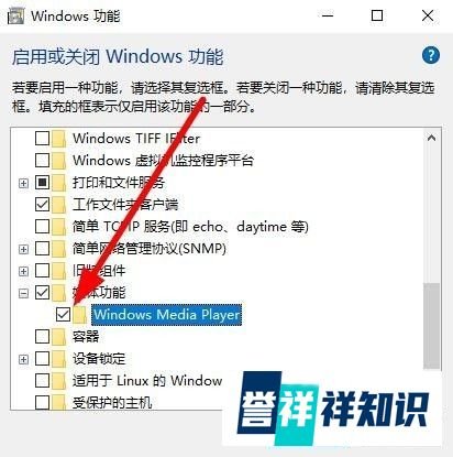 Win10系统怎么添加Windows Media Player播放器