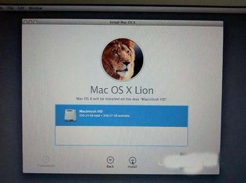 如何重装Mac OS X Lion系统?