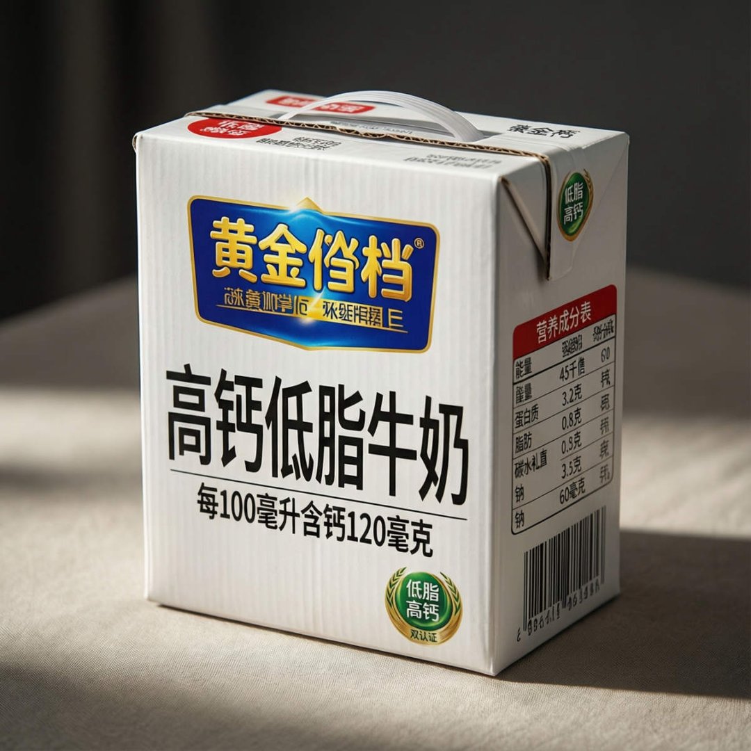 黄金搭档高钙低脂牛奶多少钱一箱