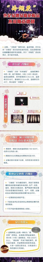 明确了！冷光烟花纳入烟花爆竹管理！