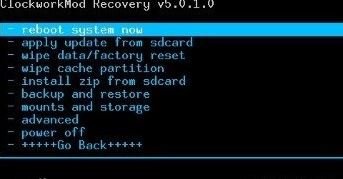 三星N7000进入Recovery模式后怎么刷机,求图解看不懂啊
