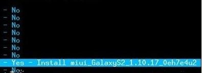 三星N7000进入Recovery模式后怎么刷机,求图解看不懂啊