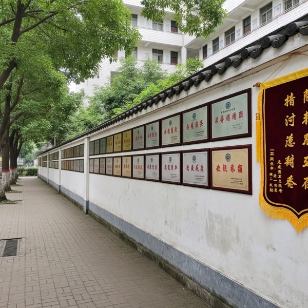 学校的校园墙怎么进