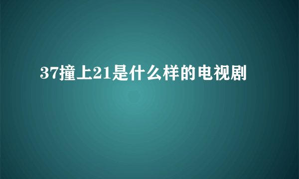 37撞上21是什么样的电视剧