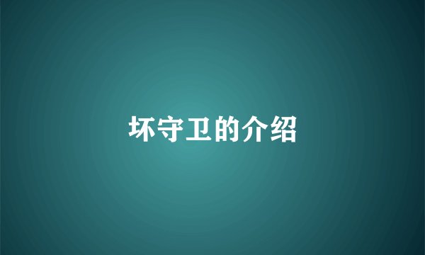 坏守卫的介绍