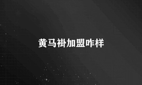 黄马褂加盟咋样