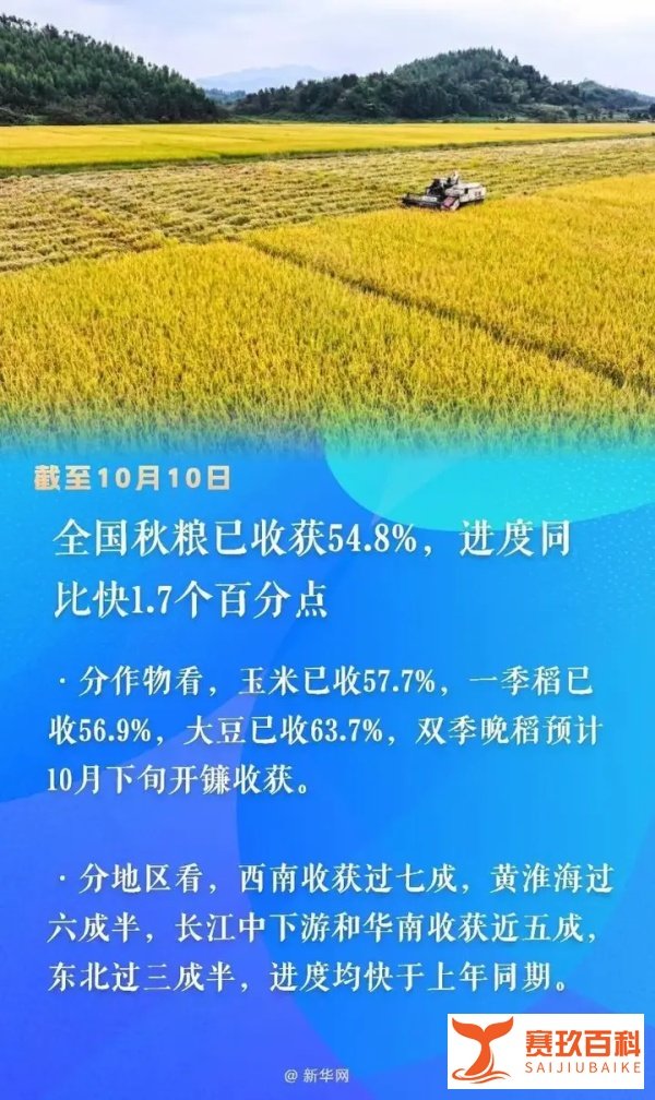 秋粮收获已过半 看各地良种良法保丰收