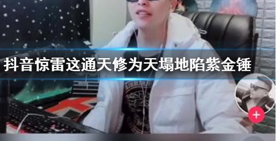 惊雷这通天修为天塌地陷紫金锤。