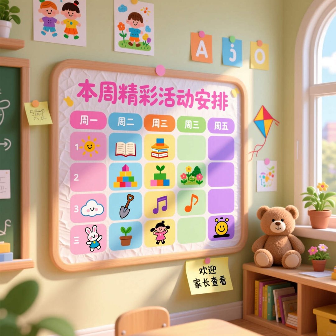 幼儿园小班课程表安排