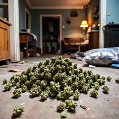 住所藏大麻100克怎么判刑