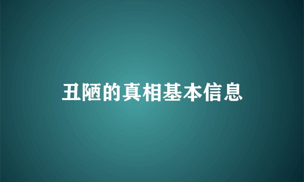 丑陋的真相基本信息