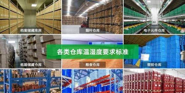 各类仓库的温湿度环境国家标准有哪些？