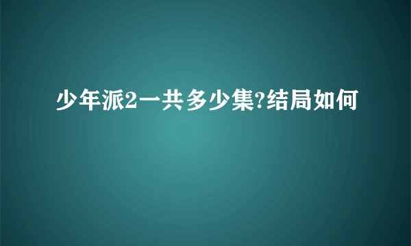 少年派2一共多少集?结局如何