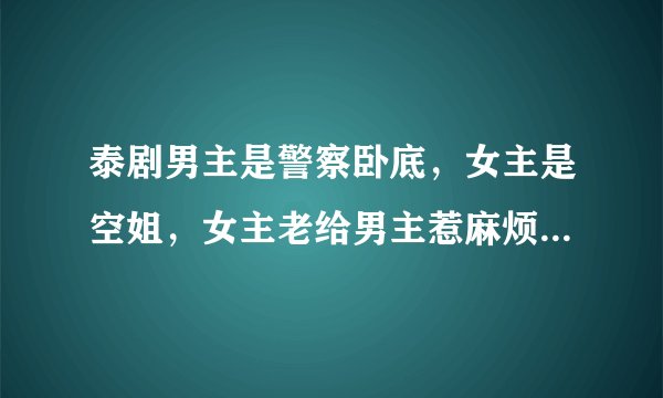 泰剧男主是警察卧底，女主是空姐，女主老给男主惹麻烦，这是什么剧