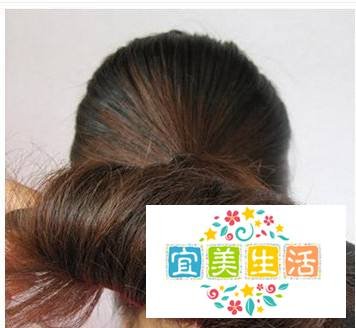 韩式包包头的扎法