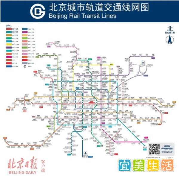 北京地铁14号线全程线路图